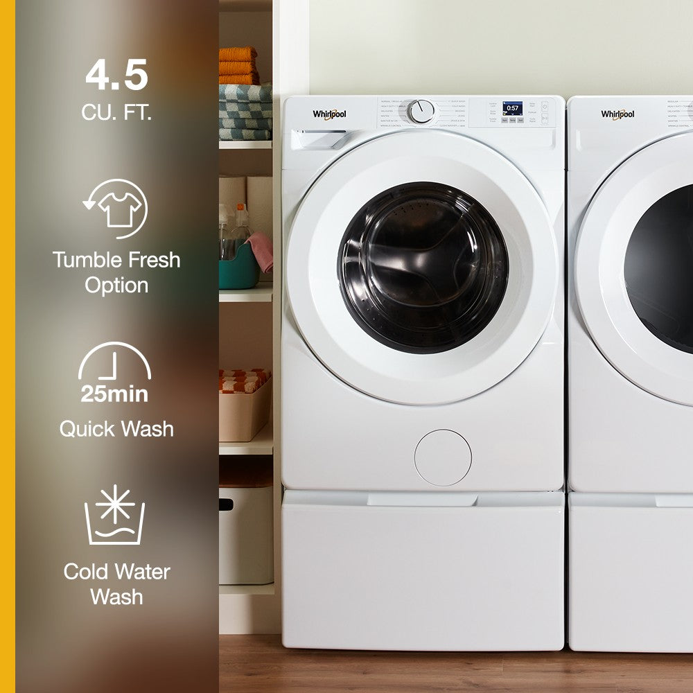 Whirlpool 4.5 Cu. Ft. Front Load Washer - White
