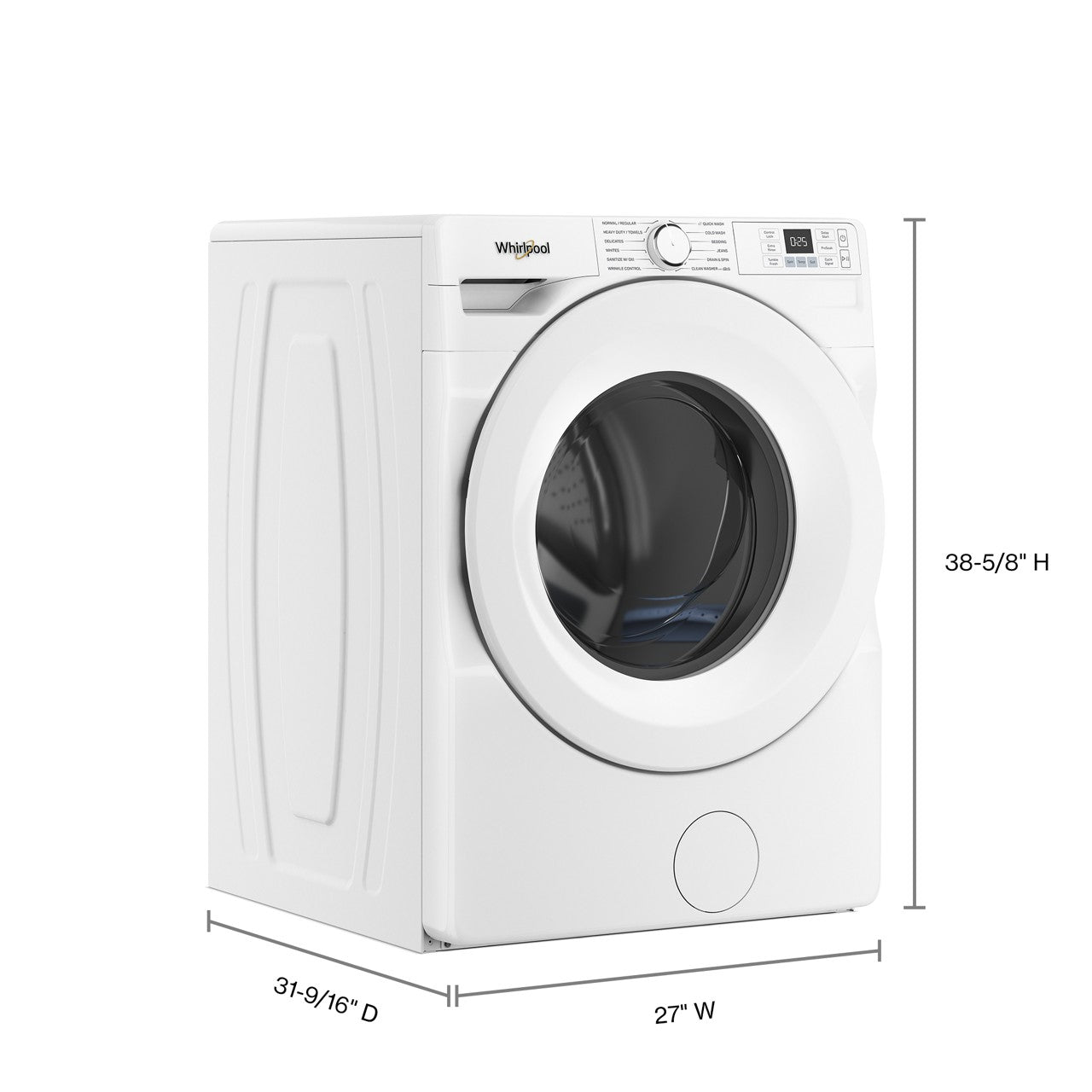 Whirlpool 4.5 Cu. Ft. Front Load Washer - White