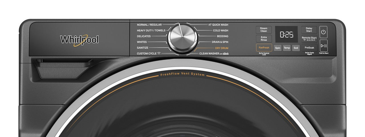 Whirlpool 5.0 Cu. Ft. Front Load Washer - Black