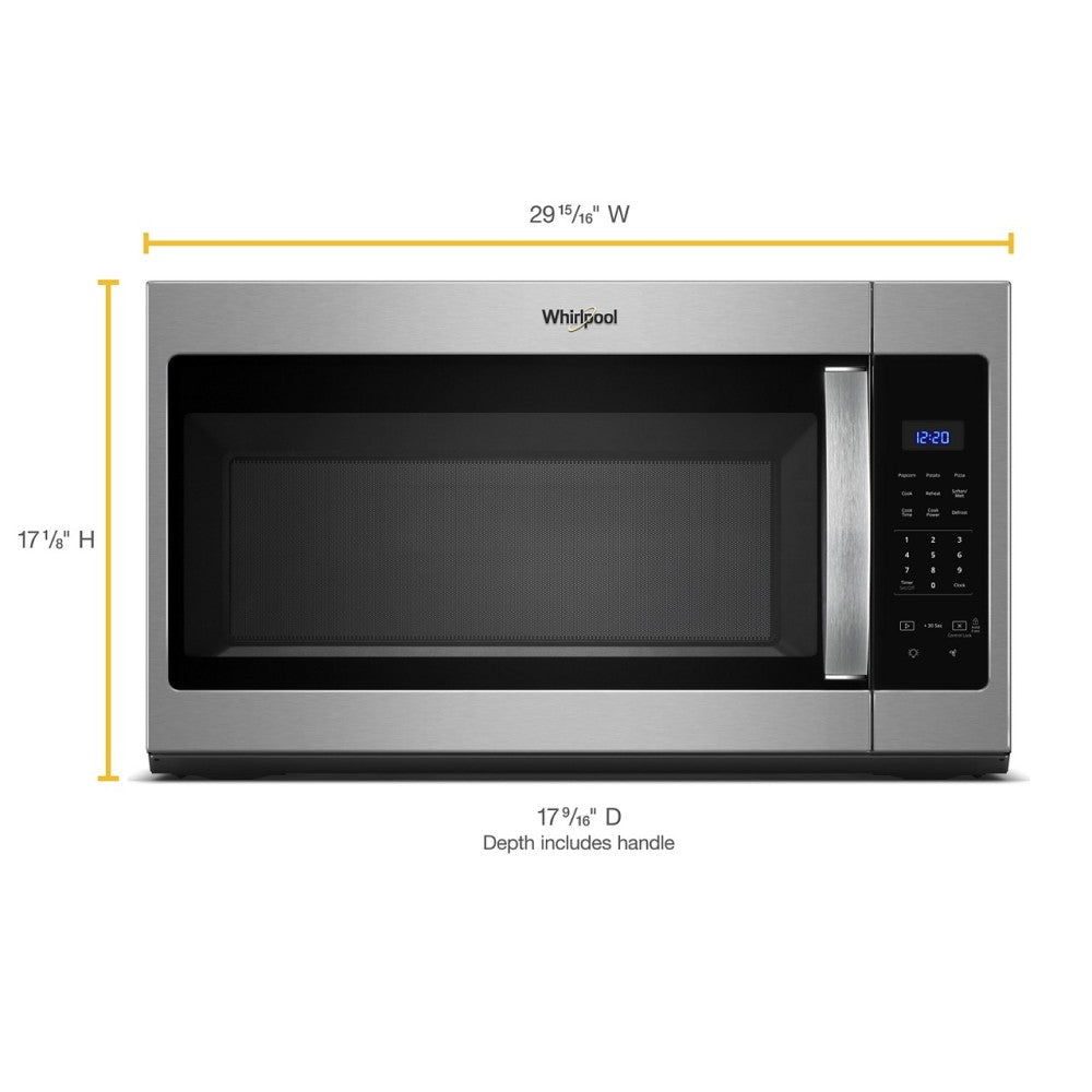 Whirlpool 1.7 Cu. Ft. Over-the-Range Microwave - Stainless Steel
