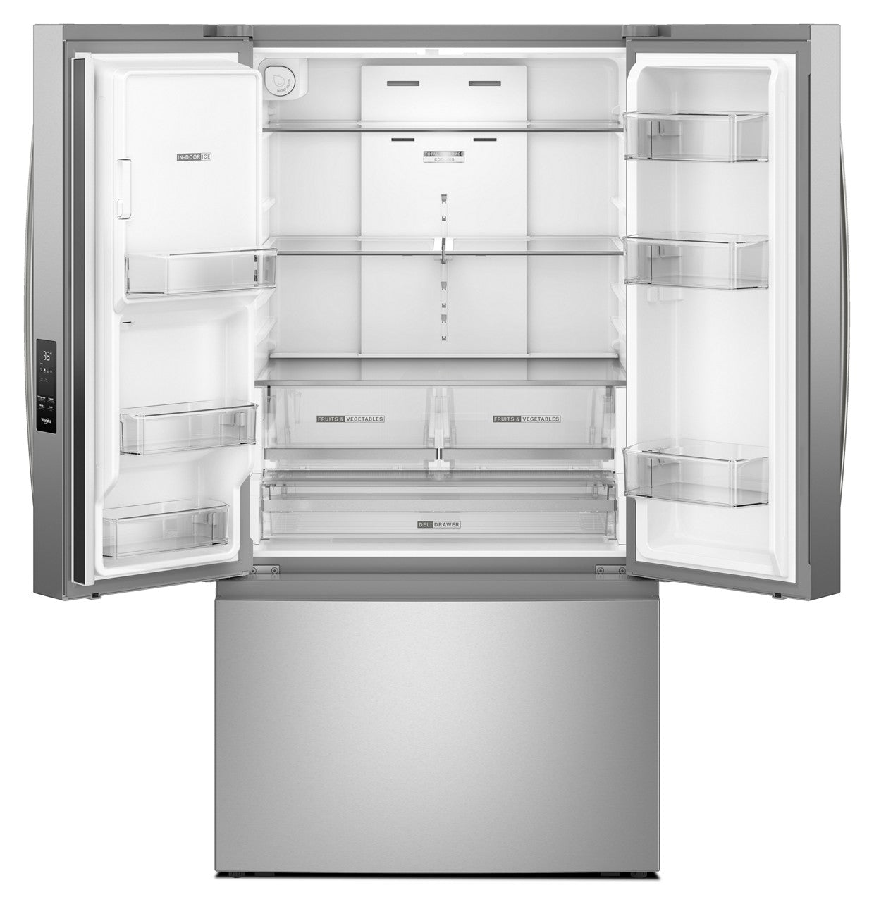 Whirlpool 30 Cu. Ft. French Door Refrigerator - Stainless Steel