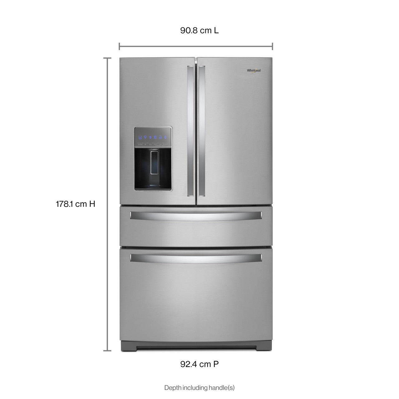 Whirlpool 26 Cu. Ft. French Door Refrigerator - Stainless Steel