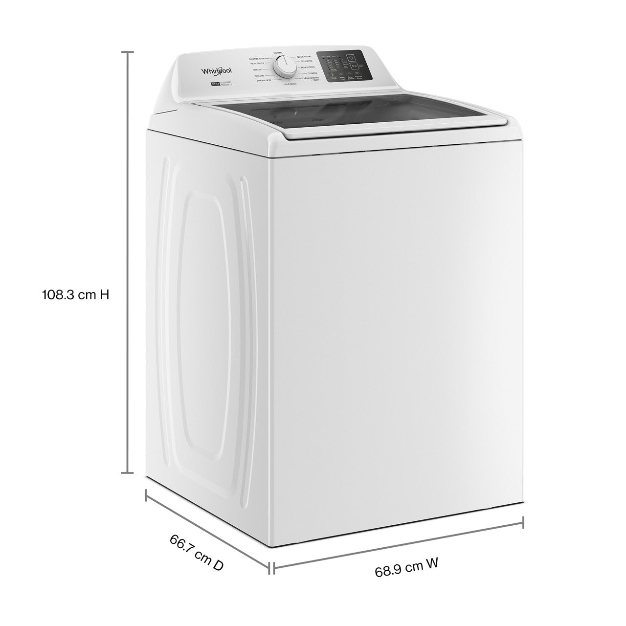 Whirlpool 4.3 Cu. Ft. Top Load Washer - White