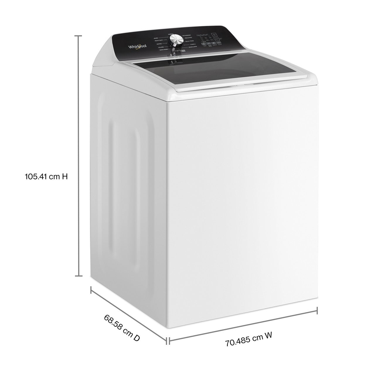Whirlpool 5.3 Cu. Ft. Top Load Washer - White
