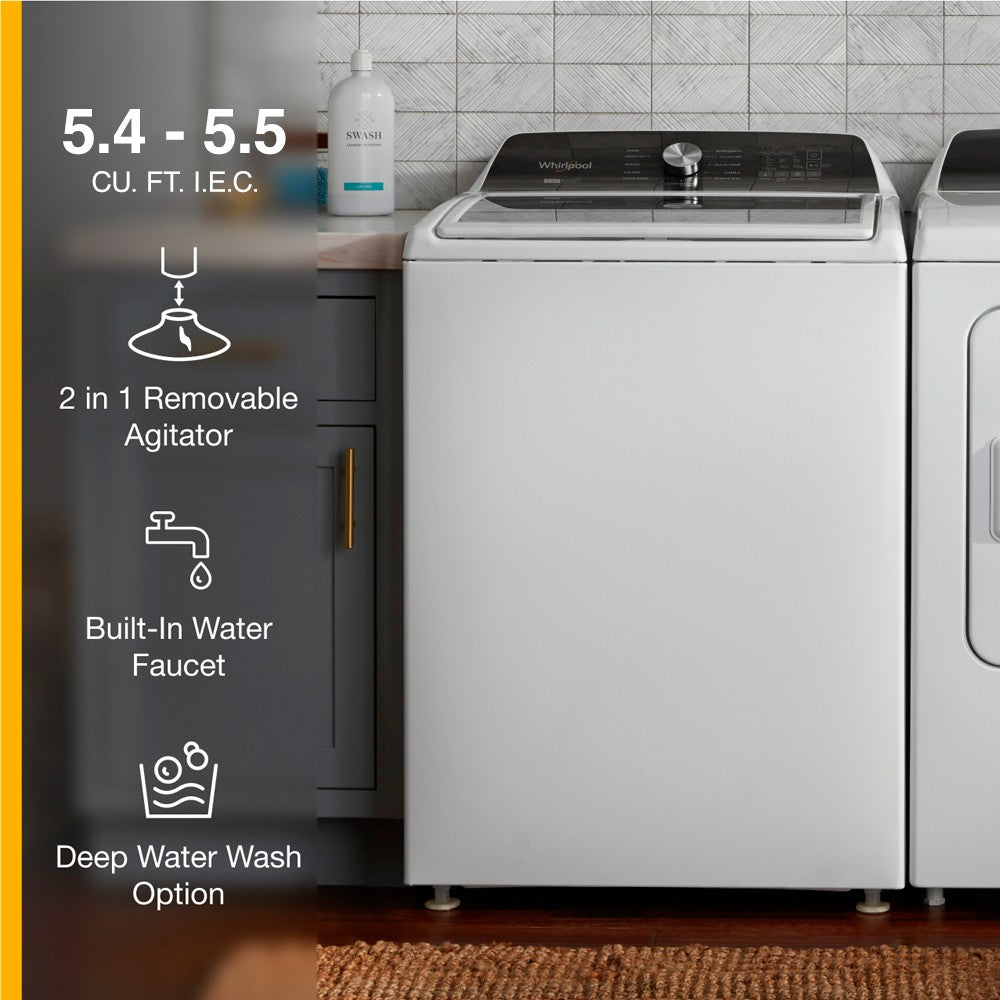 Whirlpool 5.5 Cu. Ft. Top Load Washer - White