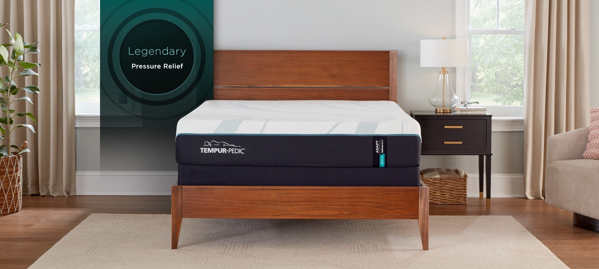Tempur-Pedic Full ProAdapt Dark Gray Memory Foam Mattress
